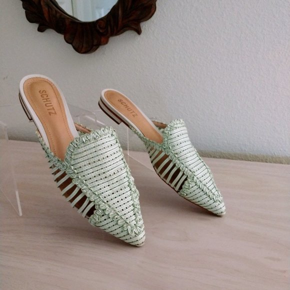 schutz marli point toe mules